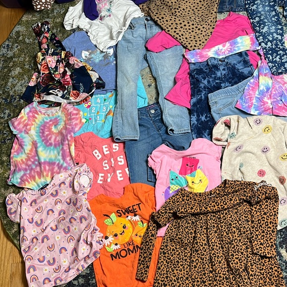 The Children's Place Other - 32 PC 4T girl lot! Childrens place B’gosh jeans tops shirts dresses